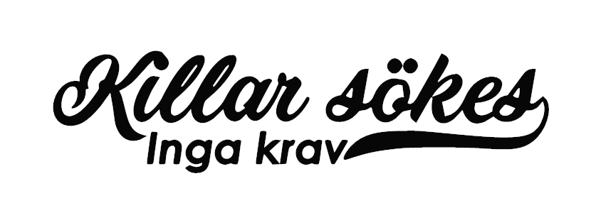 Killar sökes, inga krav Dekal