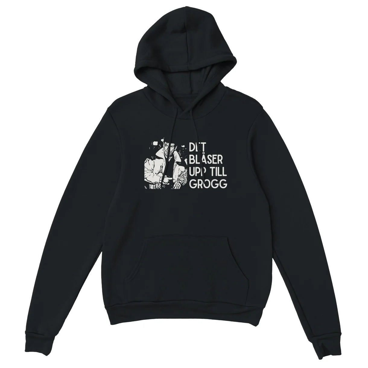 Det Blåser Upp Till Grogg Hoodie