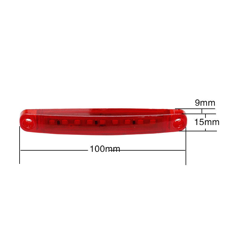Positionsljus-sidomarkering 9LED 24V