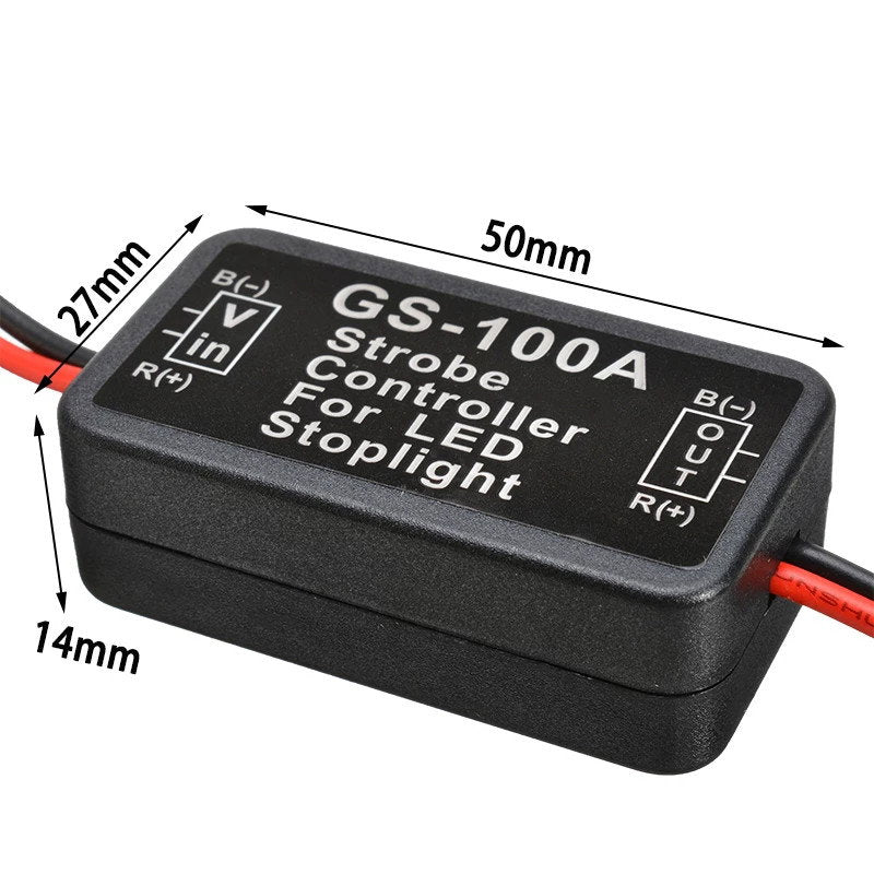 Blixtljusrelä / LED strobe controller