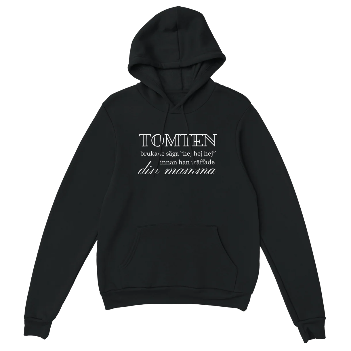 Tomten Brukade Säga Hej Hej Hej Hoodie
