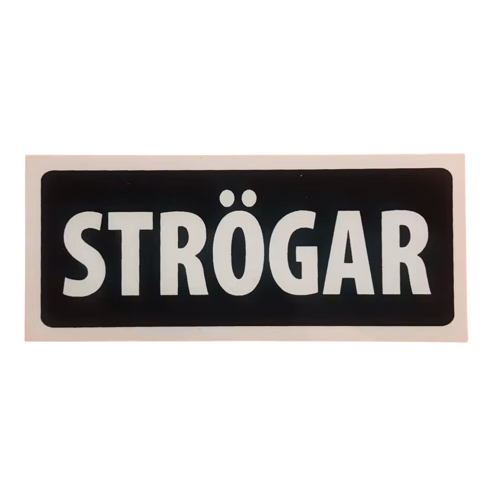 Strögar - Klistermärke