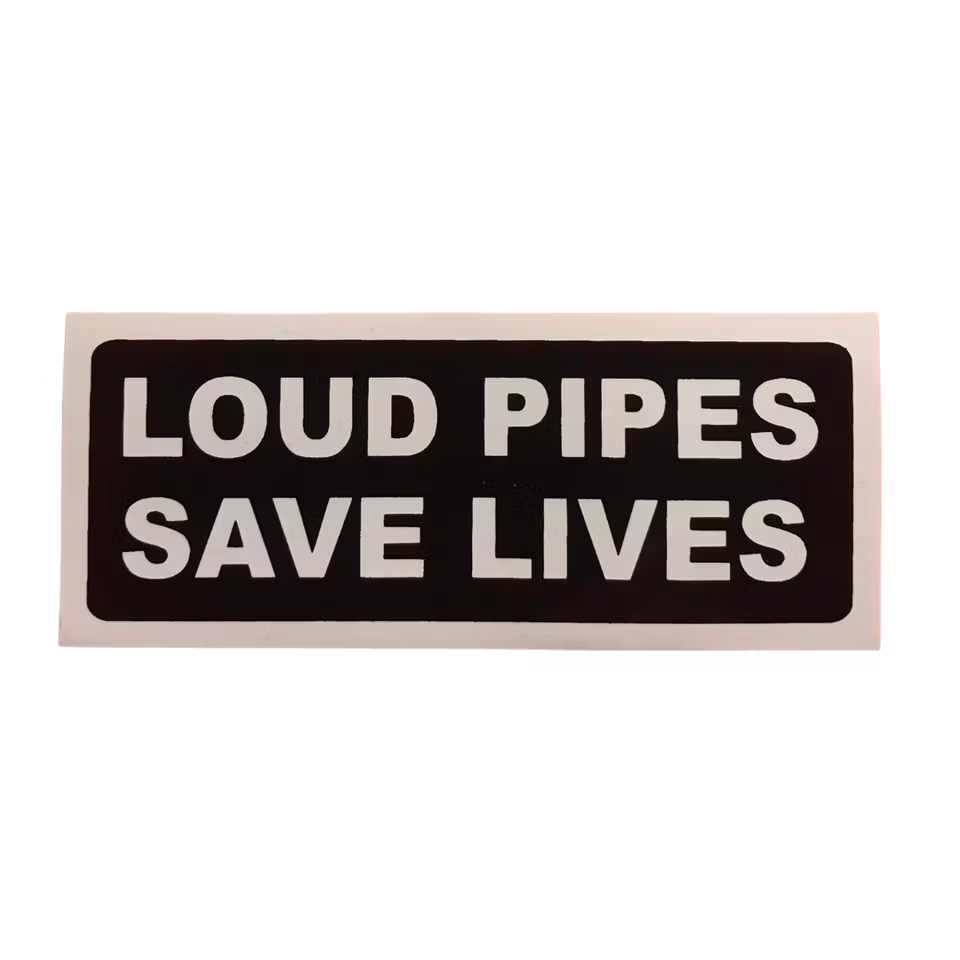 Loud Pipes - Klistermärke