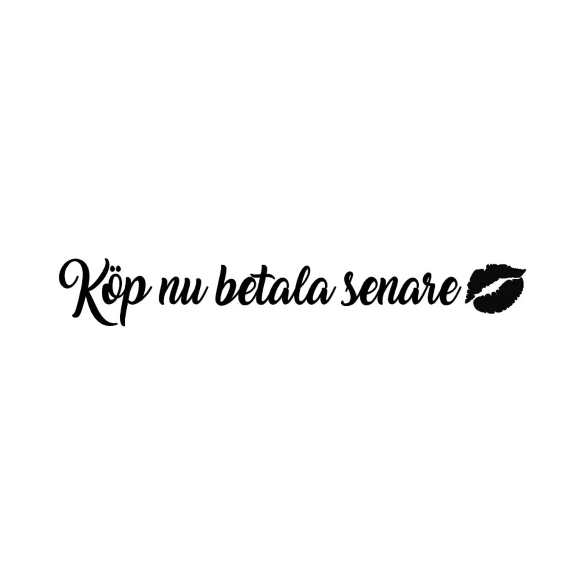Dekal Köp nu betala senare