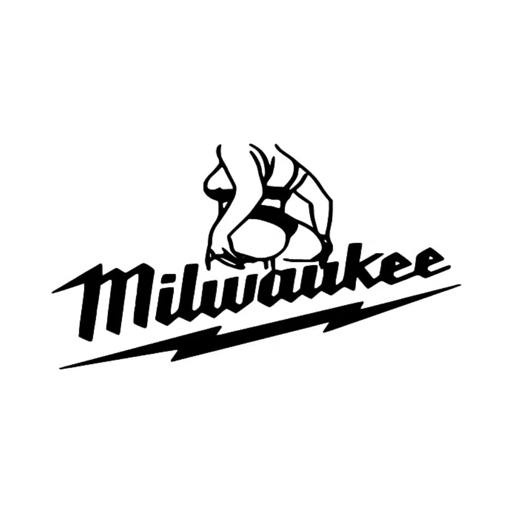 Dekal Milwaukee med rumpa