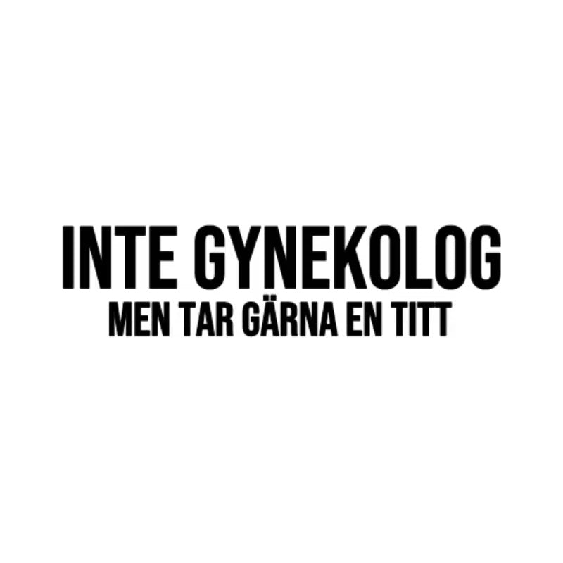 Dekal INTE GYNEKOLOG