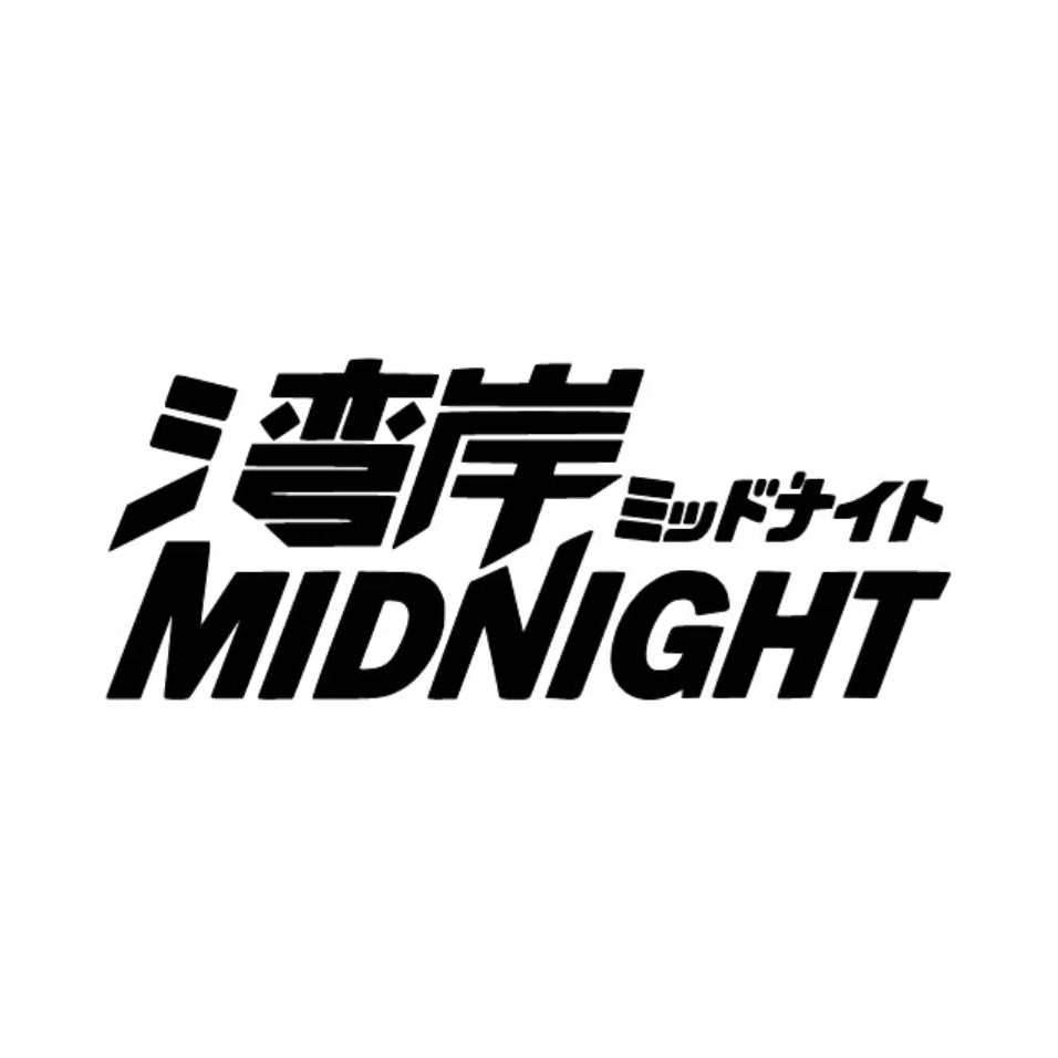 Dekal MIDNIGHT med japanska tecken