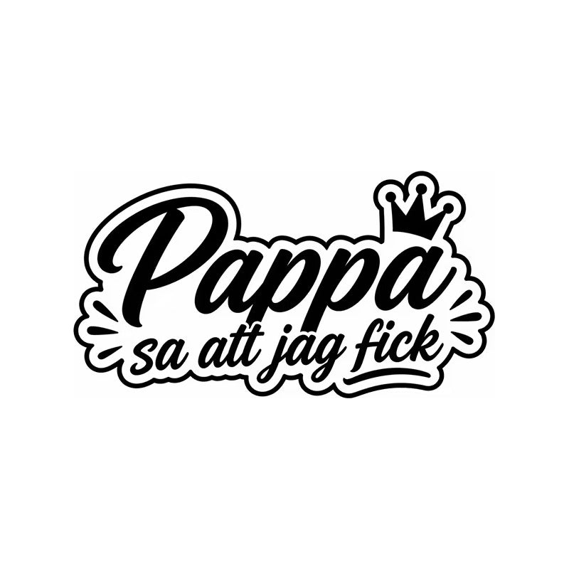 Dekal Pappa sa jag fick