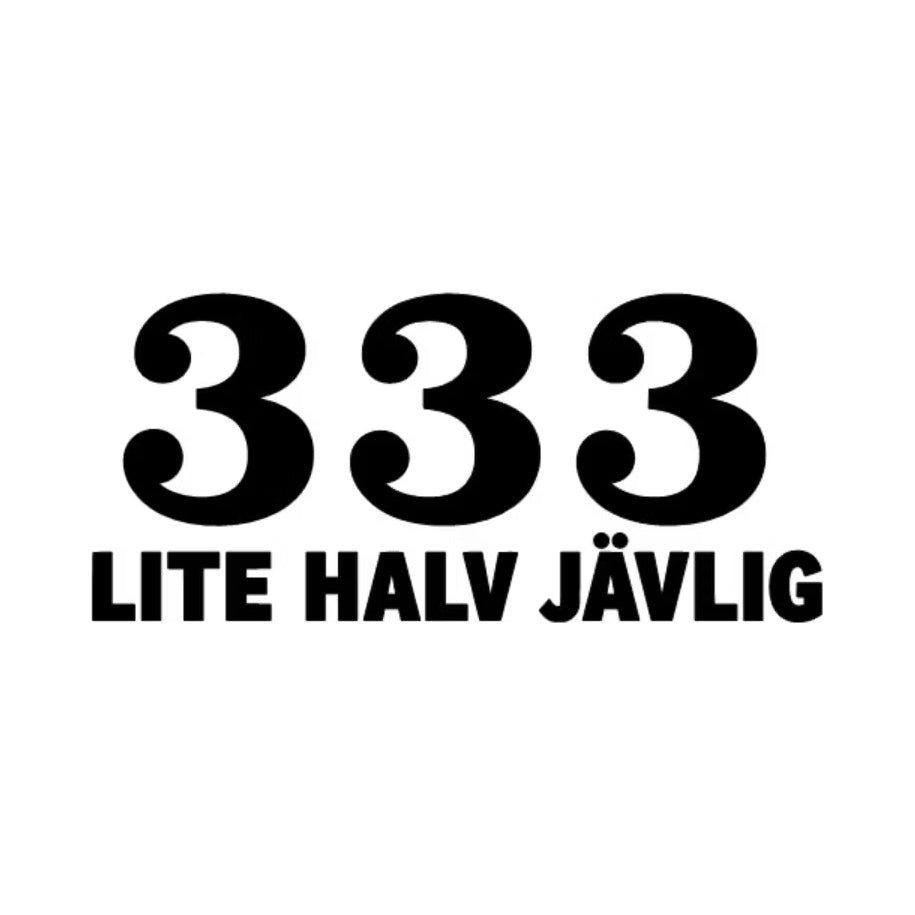 Dekal 333 LITE HALV JÄVLIG