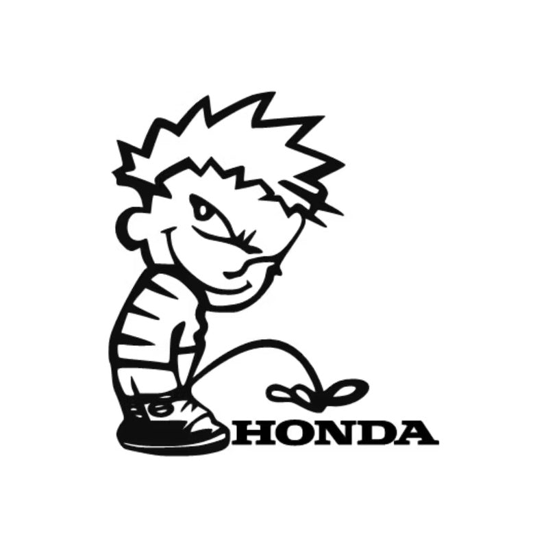 Dekal Kalle Kissar på Honda