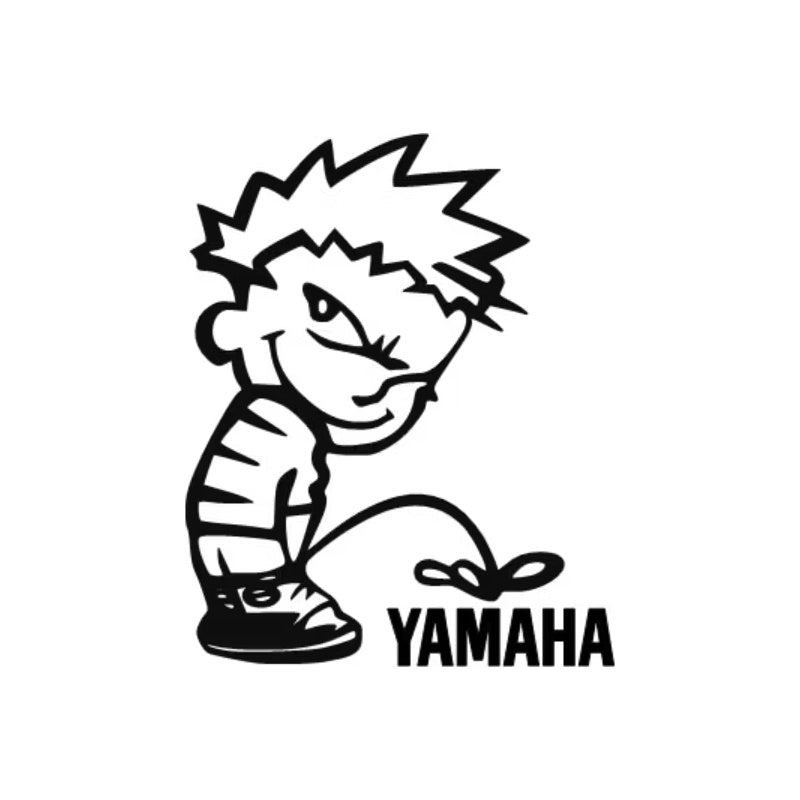 Dekal Kalle Kissar på YAMAHA