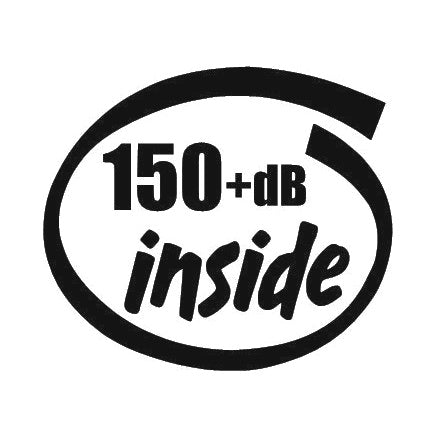 150+dB inside Dekal