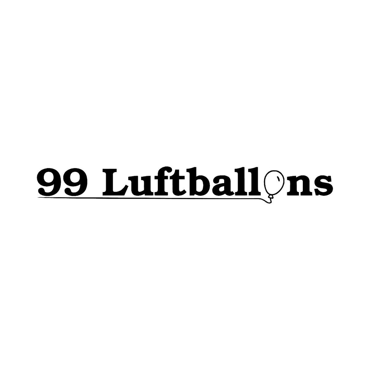 99 Luftballons - Dekal