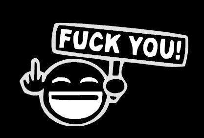 Fuck You Dekal