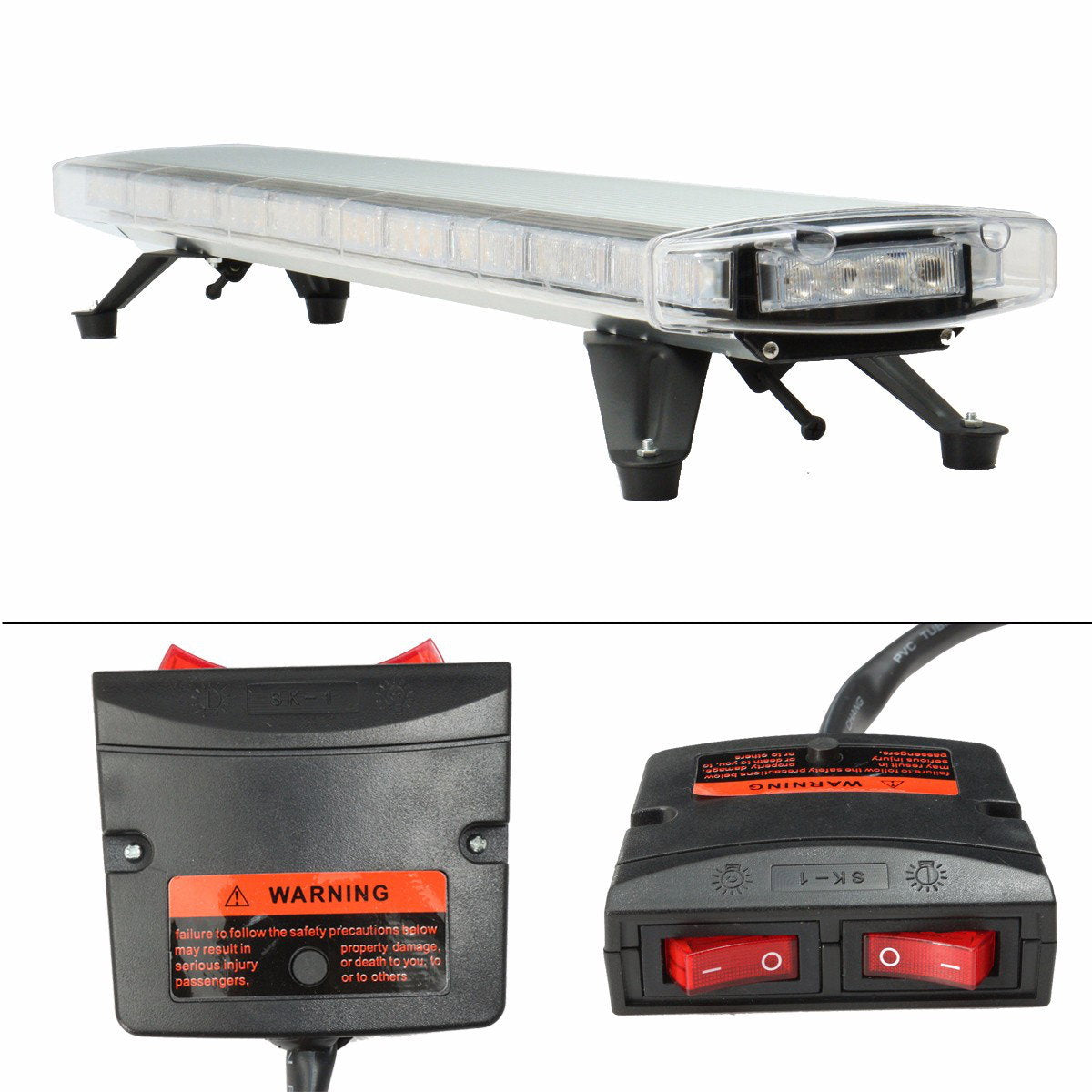 120cm LED blixtljusramp 8 olika färger!