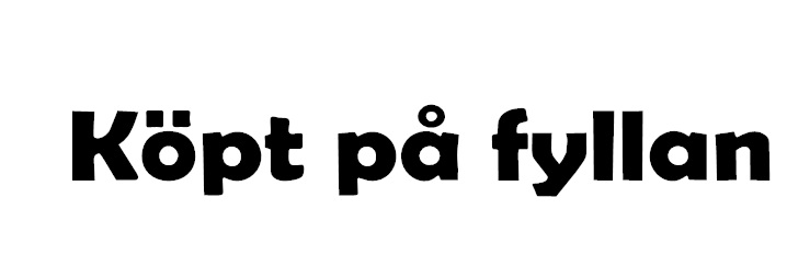 DEKAL- Köpt På Fyllan