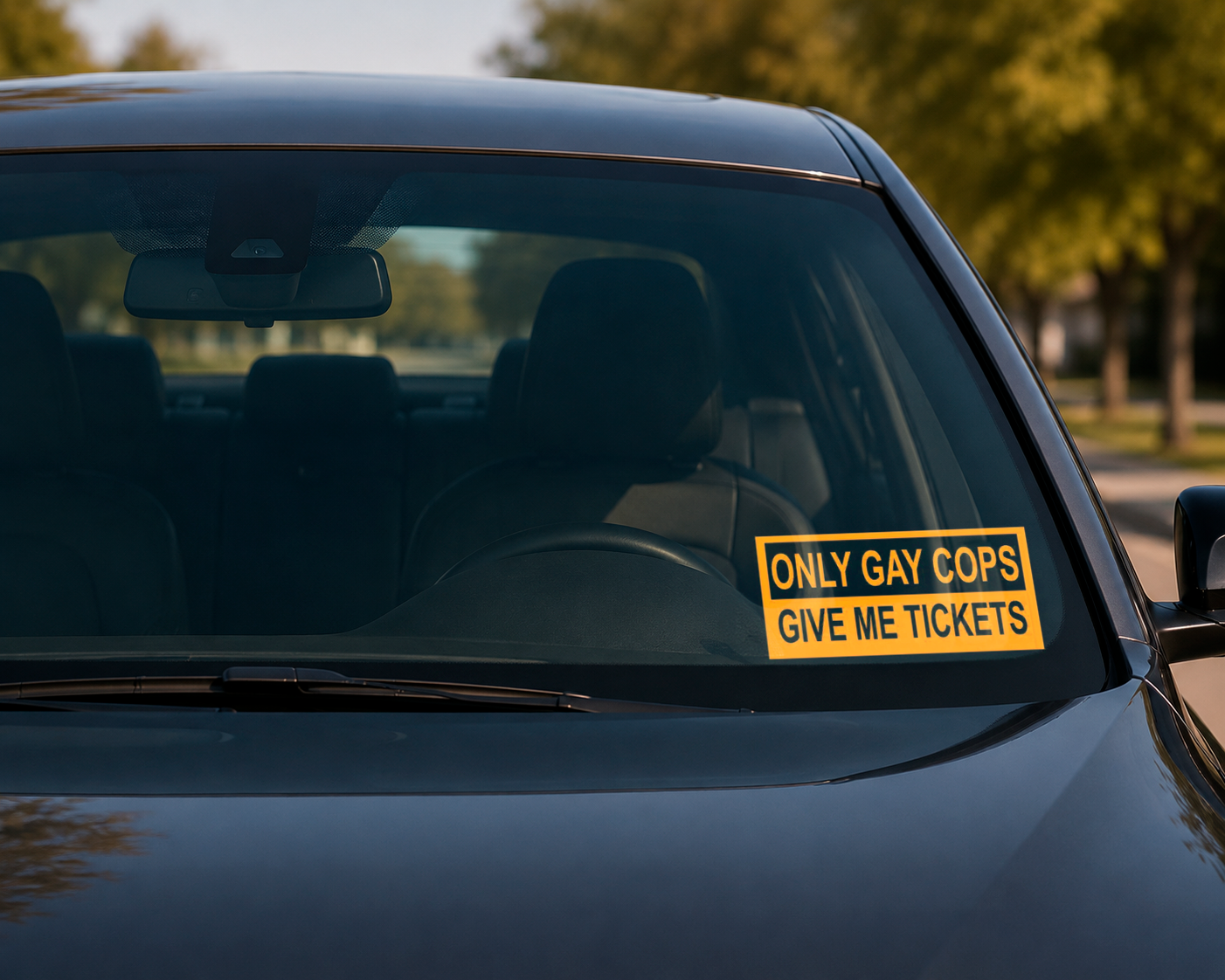 Dekal Only Gay Cops Give Me Tickets!