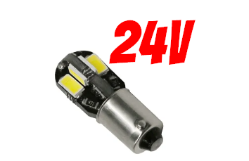 BA9S / T4W 24V LED-Lampa