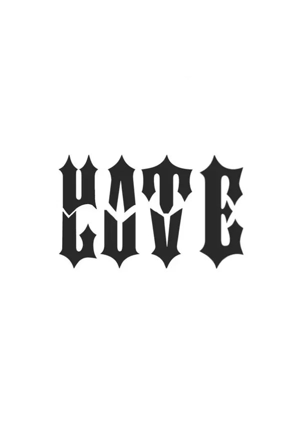 Dekal Hate/Love