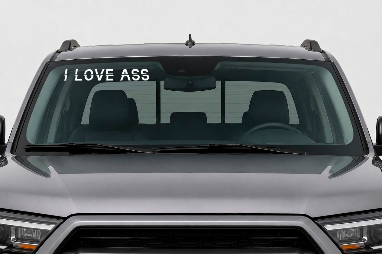 Dekal I Love Ass