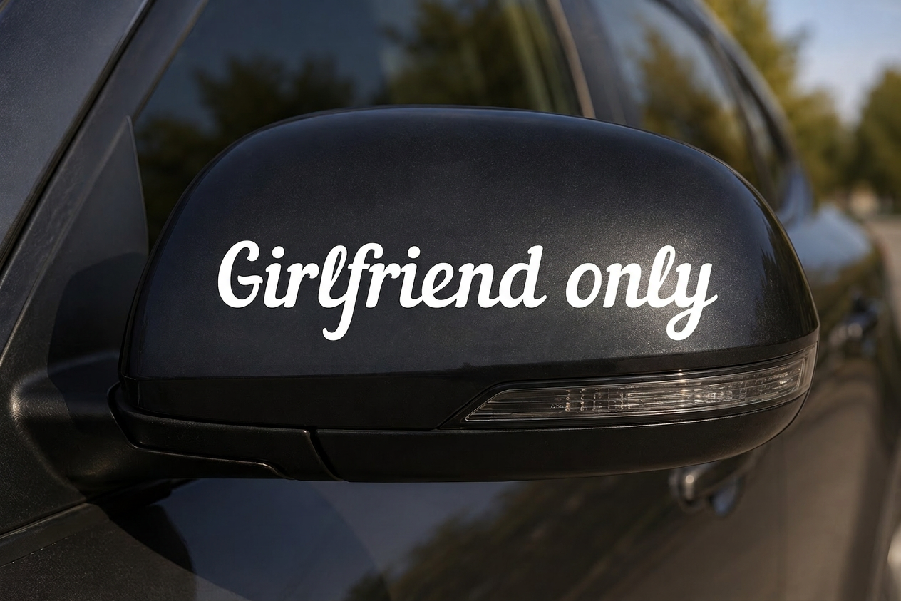 Dekal Girlfriend only