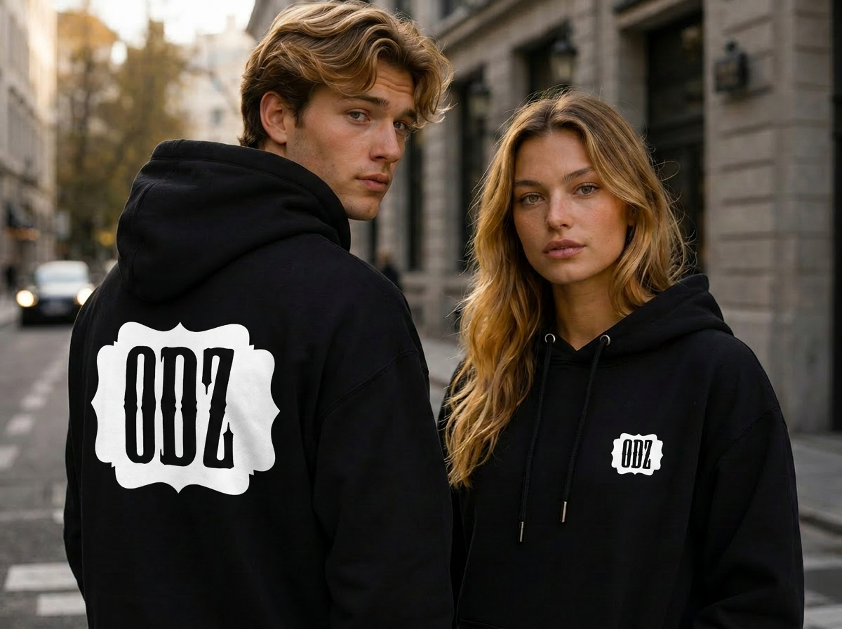 ODZ Hoodie Back & front