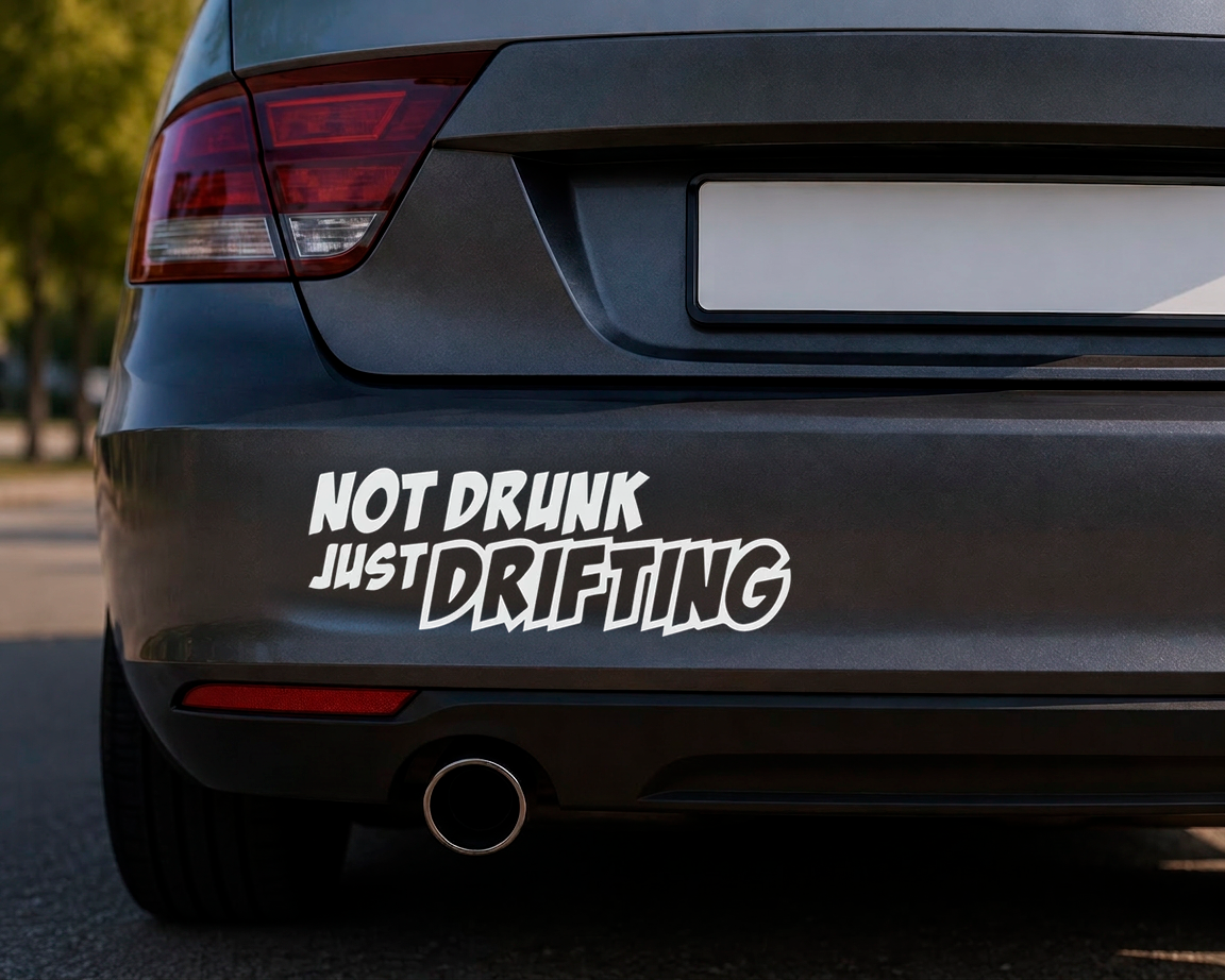Dekal Not Drunk Just Drifting