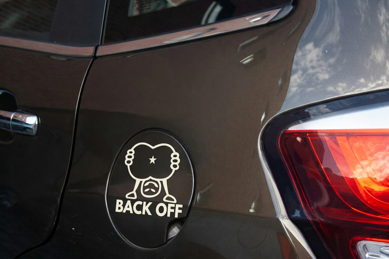 Dekal BACK OFF