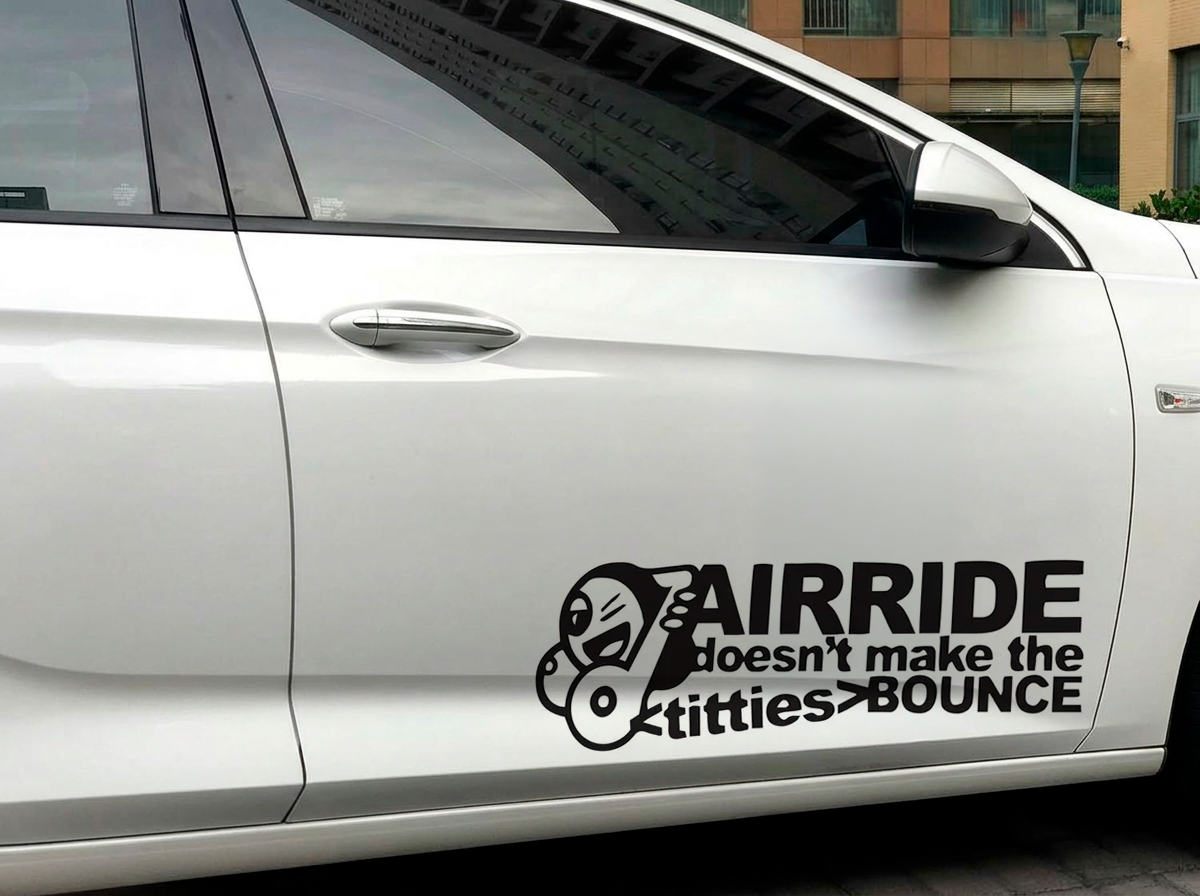 Dekal AIRRIDE dosen’t make the titties BOUNCE