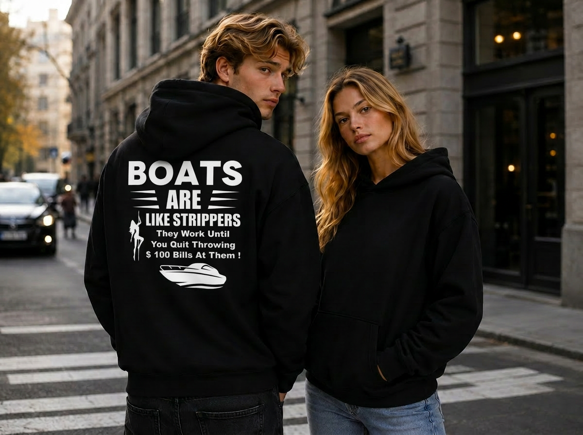 Hoodie Boats are like strippers