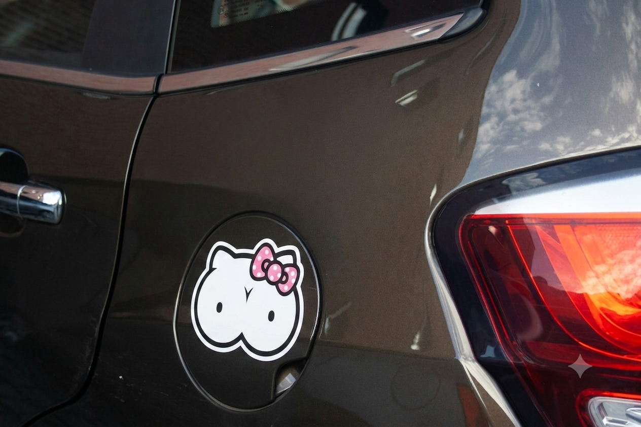 Dekal - Hello Kitty Titty