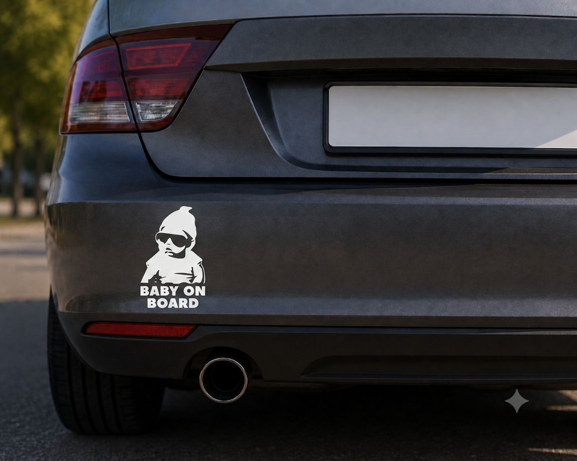 Dekal - BABY ON BOARD