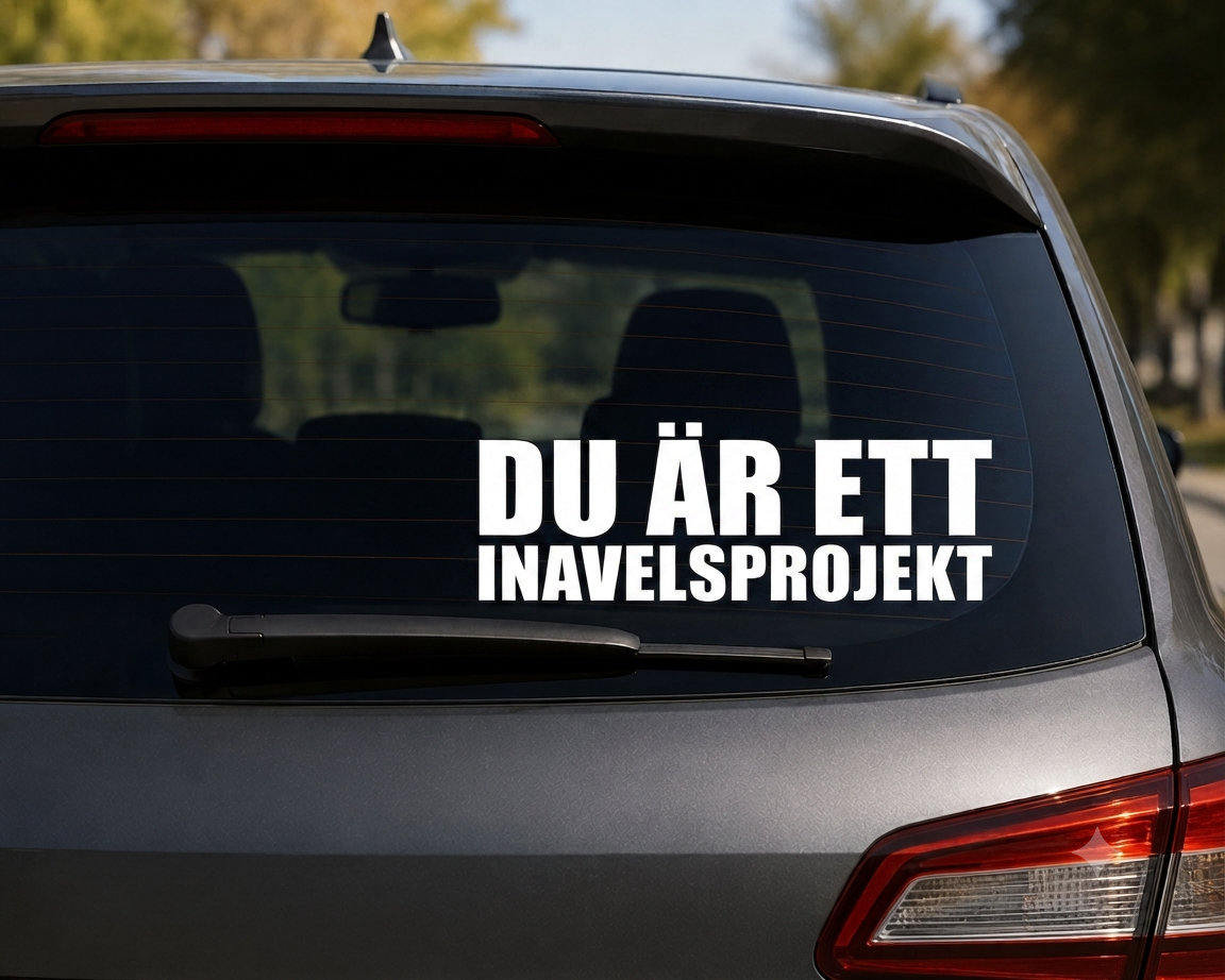 Du är ett inavelsprojekt