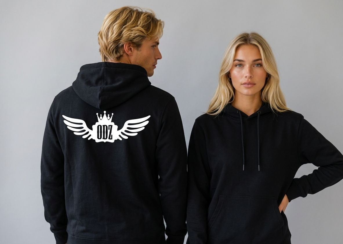 ODZ vingar Hoodie