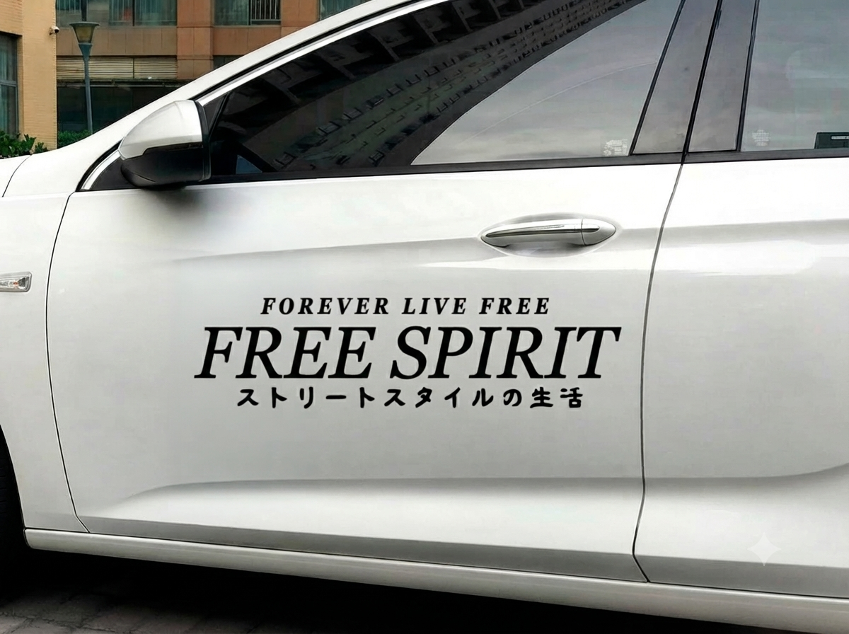 Dekal - FOREVER LIVE FREE FREE SPIRIT