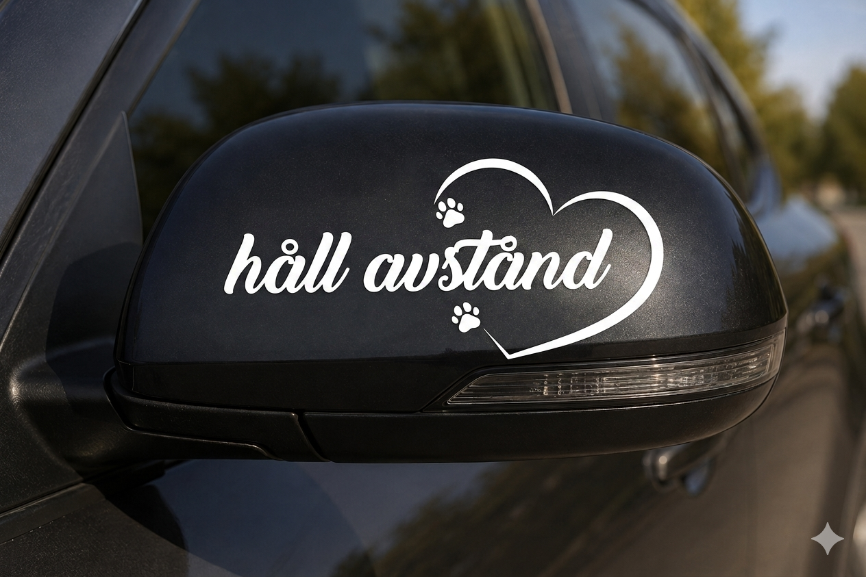 Dekal Håll Avstånd