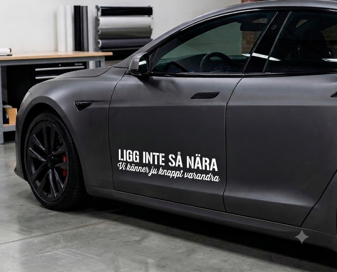 Ligg inte så nära, vi känner ju knappt varandra