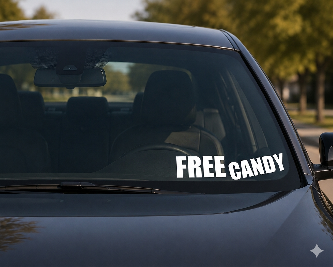 Dekal FREE CANDY