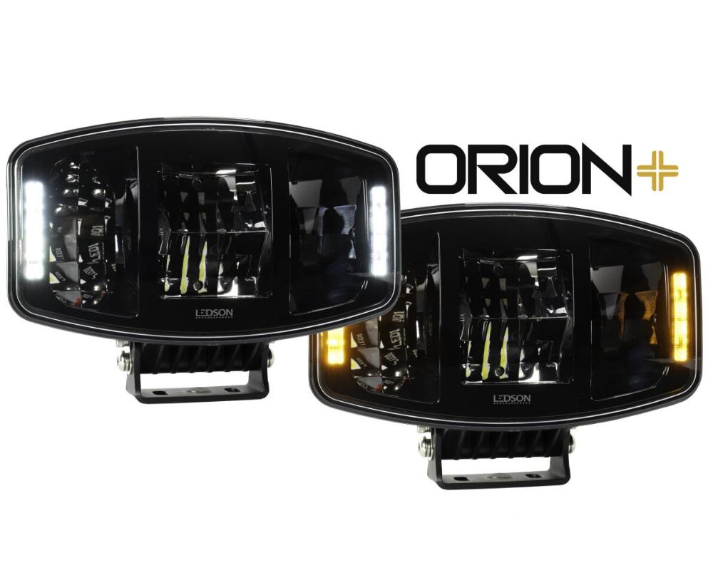 Orion+ LEDSON LED Extraljus (2 st extraljus) och extraljushållare Belysningspaket