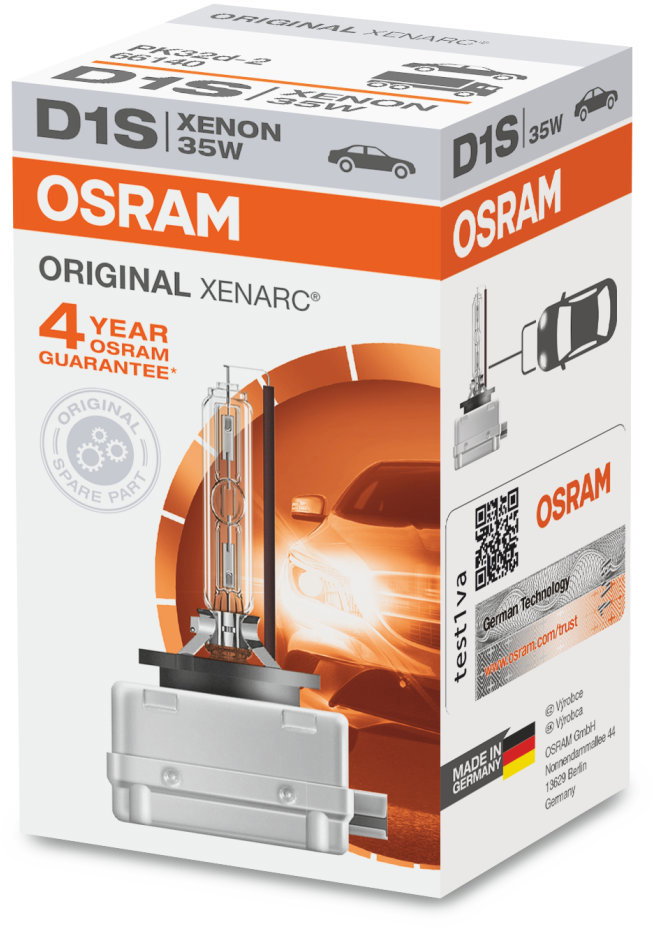 Osram Xenarc Original - Xenonlampa D1S 35W 85 V 1-pack