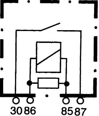 Relä, huvudström 24V HELLA 4RA007957-001