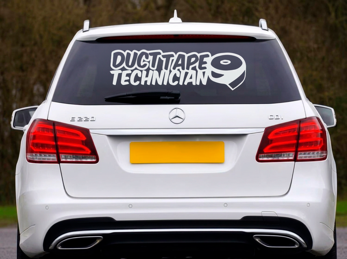 Dekal DUCT TAPE TECHNICIAN