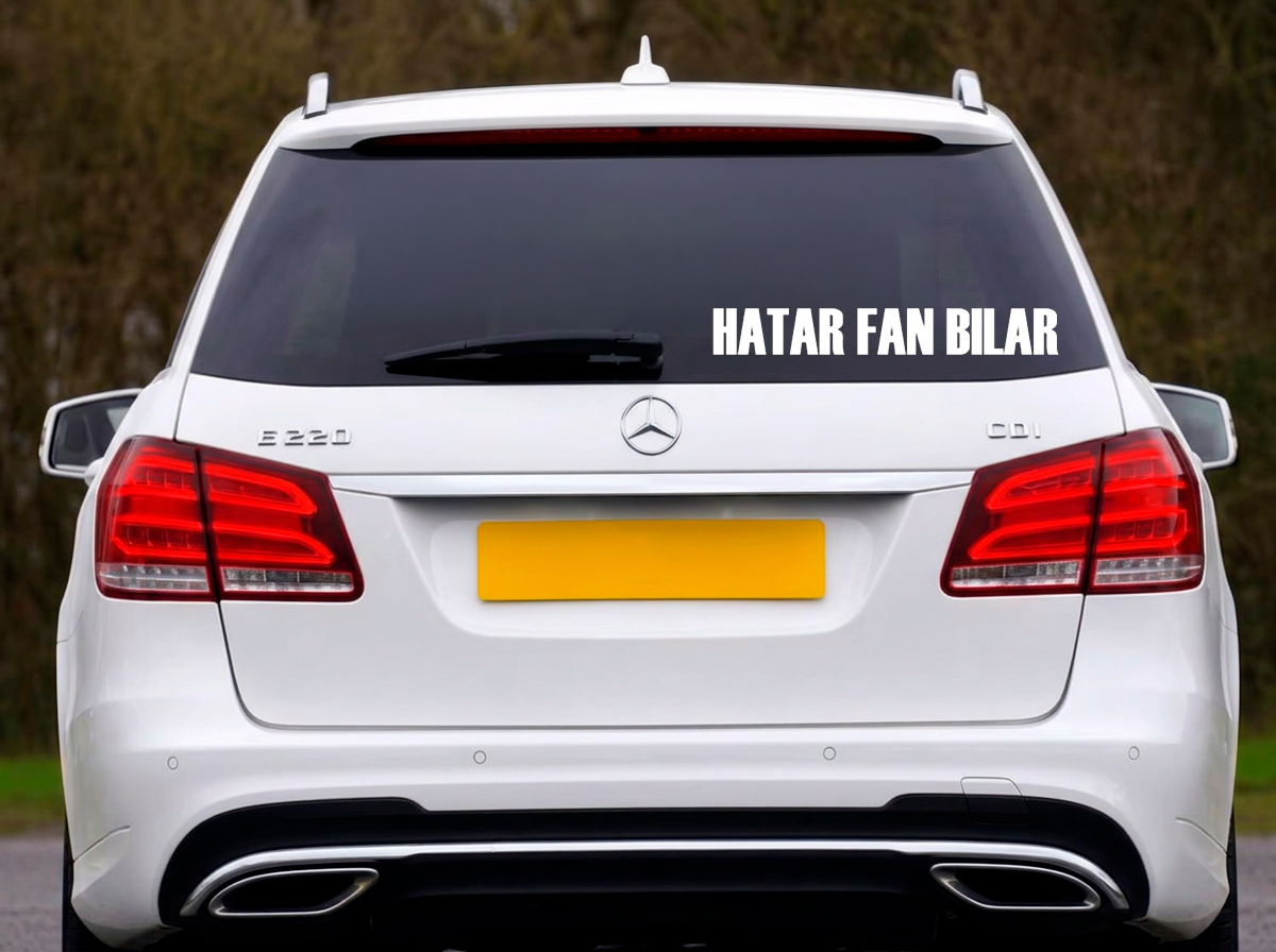 Dekal Hatar Fan Bilar