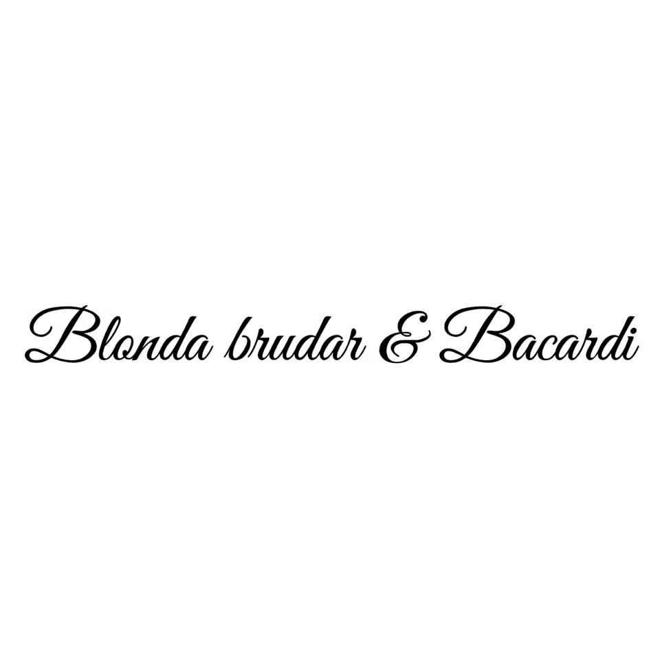 Dekal Blonda brudar & Bacardi