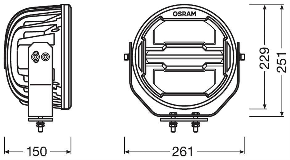 Osram - LEDriving Round MX260-CB