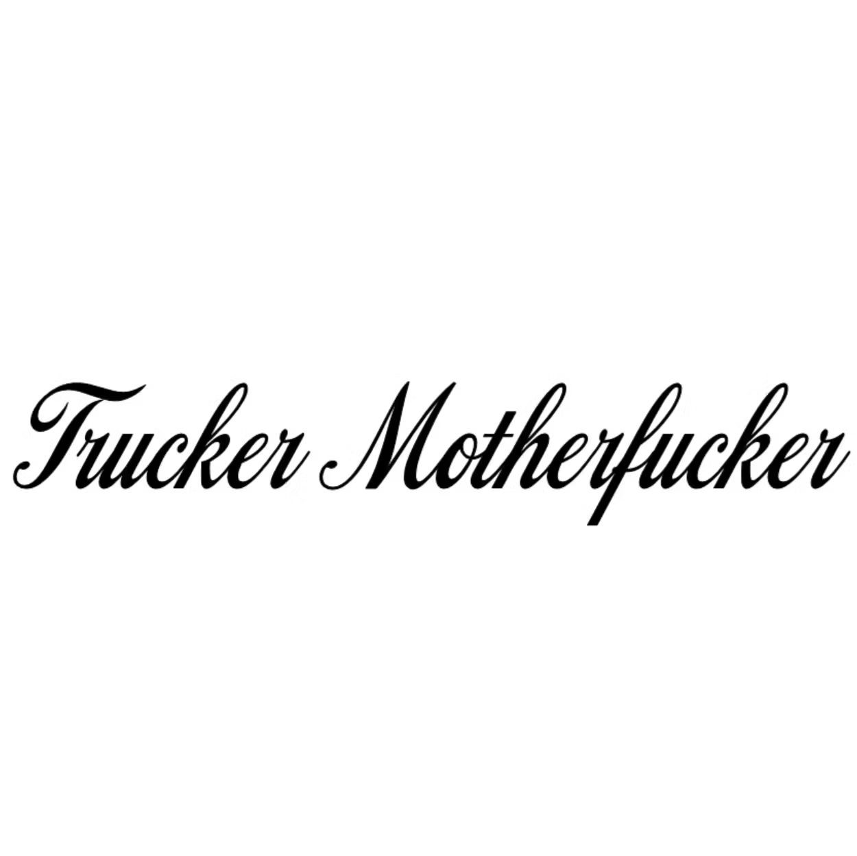 Dekal - Trucker Motherfucker