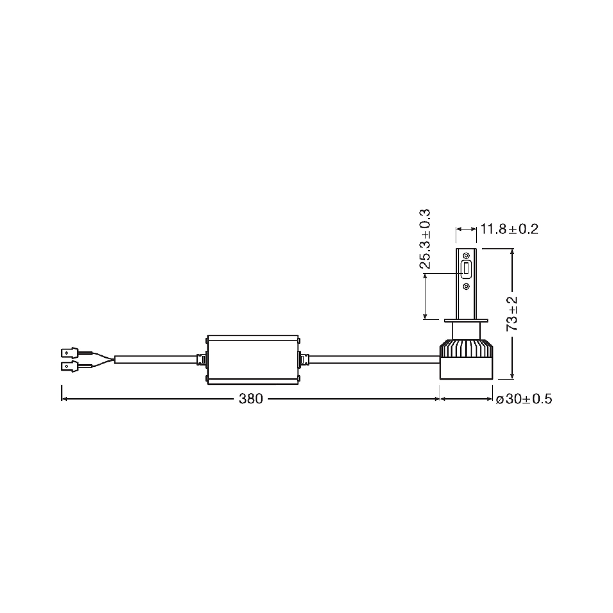 LED-konvertering Osram LEDriving HL H1 GEN2