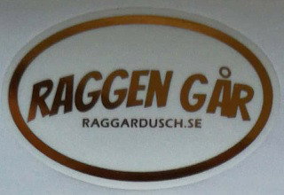 RAGGEN GÅR Klistermärke (2-PACK)