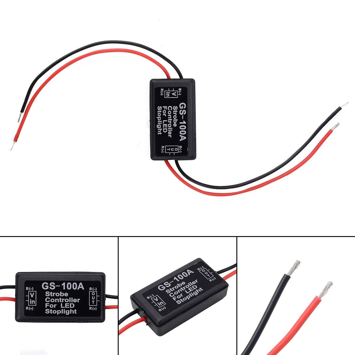Blixtljusrelä / LED strobe controller