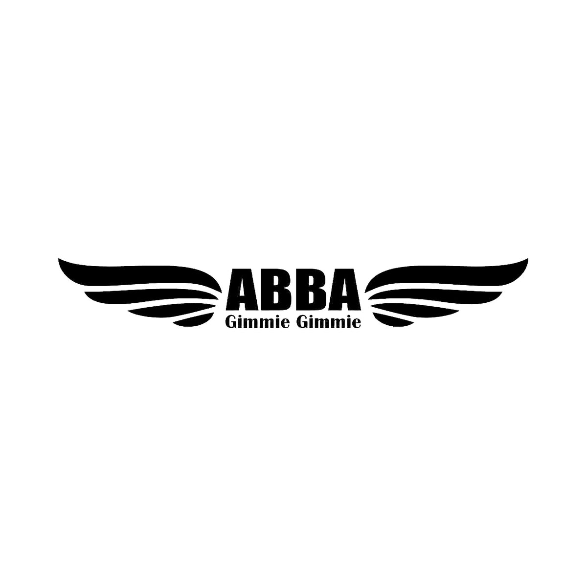 ABBA Gimmie Gimmie - Dekal